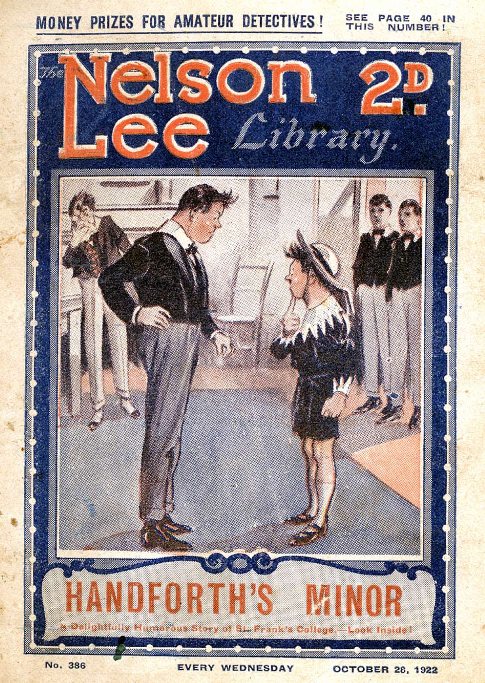 Comic Book Cover For Nelson Lee Library s1 386 - Handforth Minor