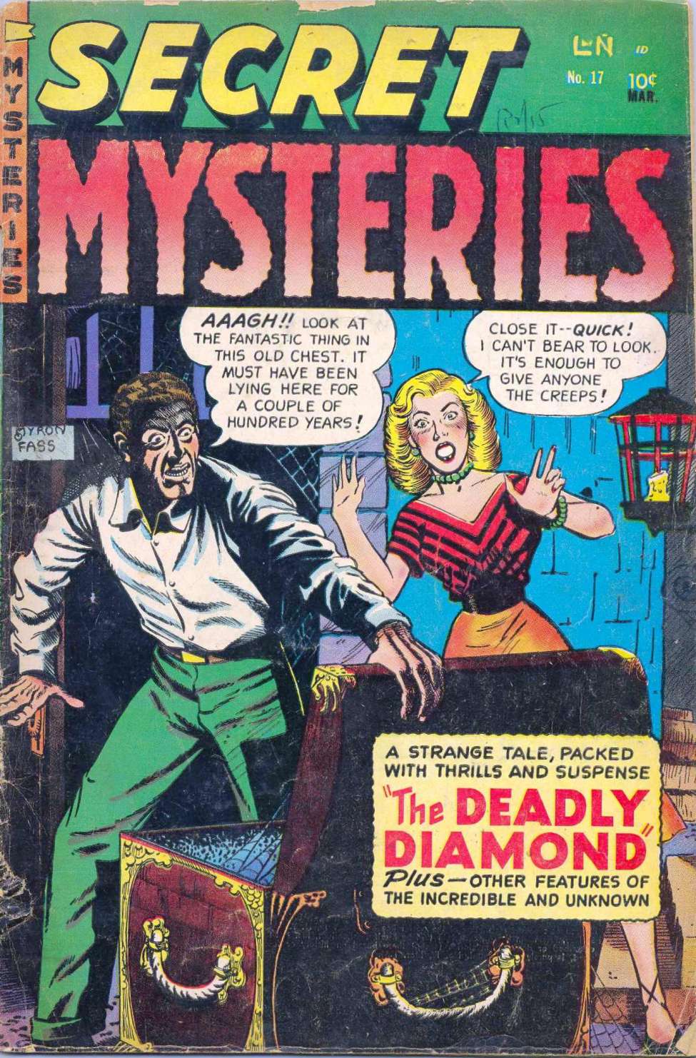 Comic Book Cover For Secret Mysteries 17
