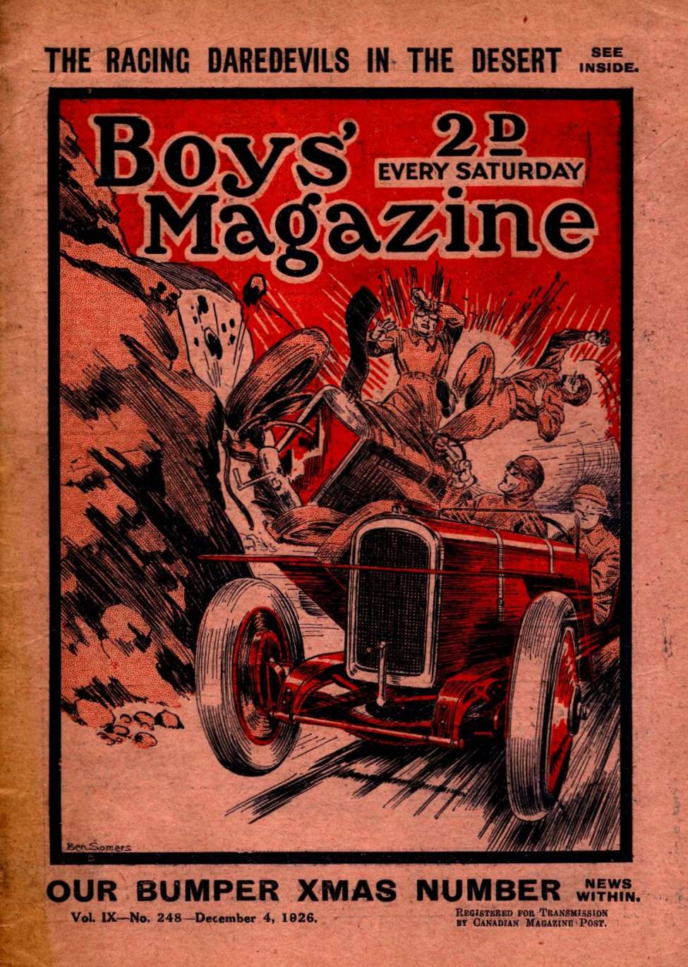 Book Cover For Boys' Magazine 248