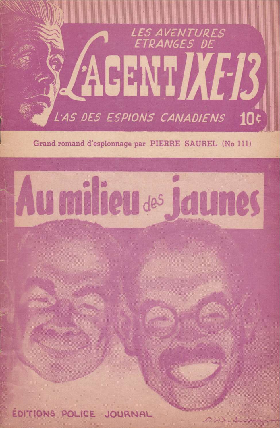 Book Cover For L'Agent IXE-13 v2 111 - Au milieu des Jaunes