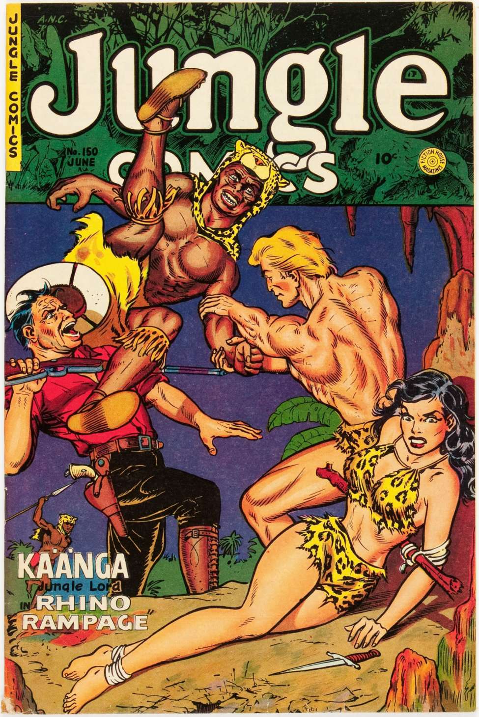 Comic Book Cover For Jungle Comics 150 - Version 1