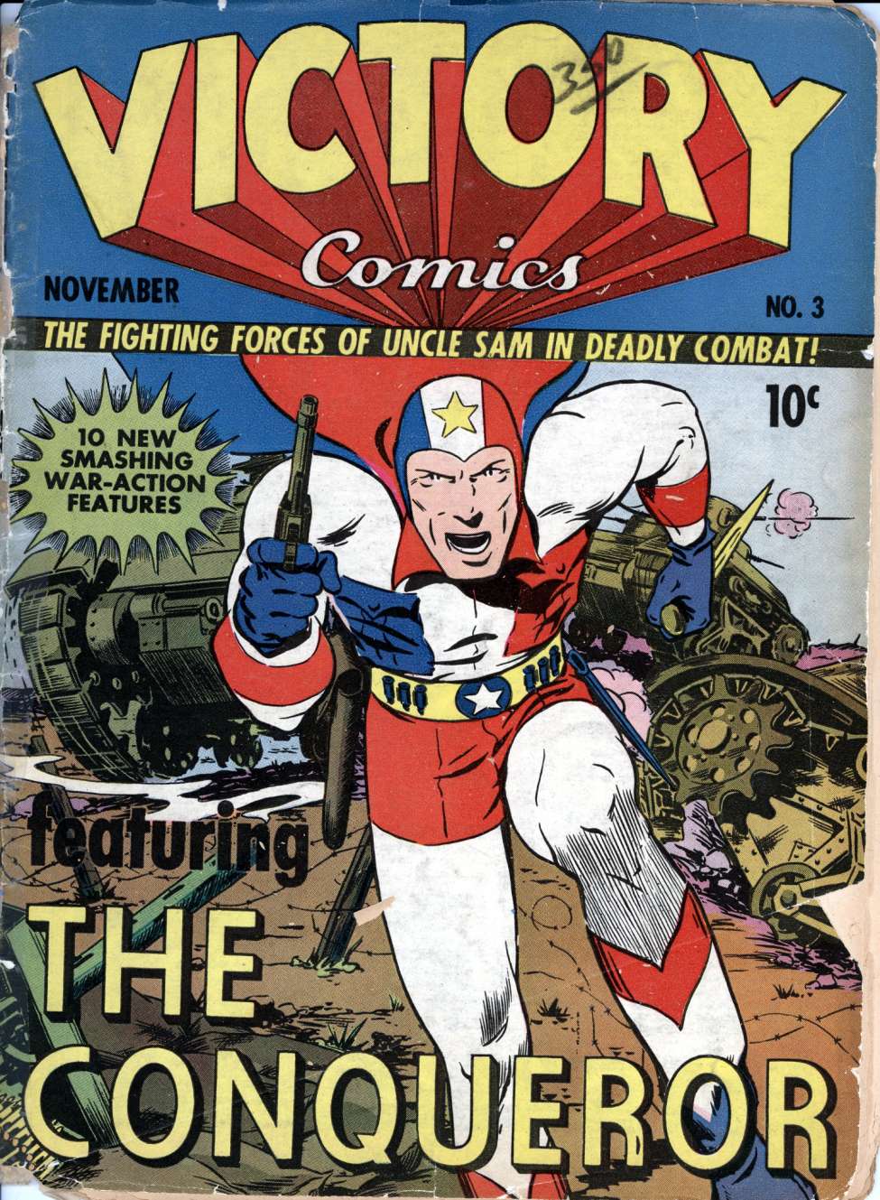 Book Cover For Victory Comics 3