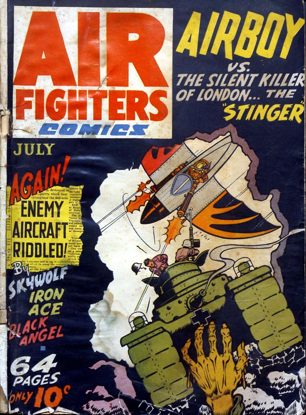 Book Cover For Air Fighters Comics v1 10 (alt) - Version 2
