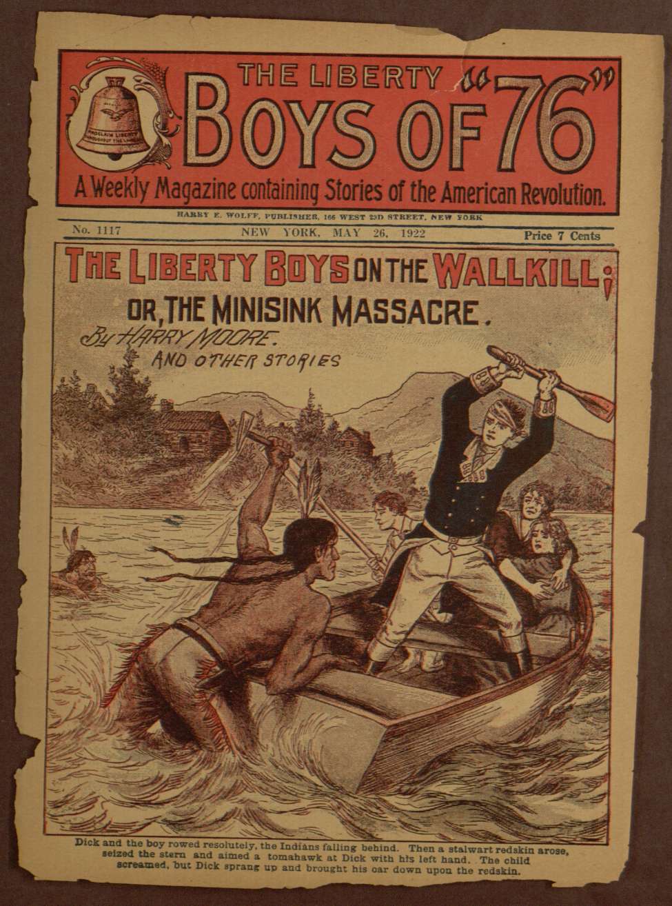 Book Cover For The Liberty Boys of 76 1117 - The Liberty Boys on the Wallkill