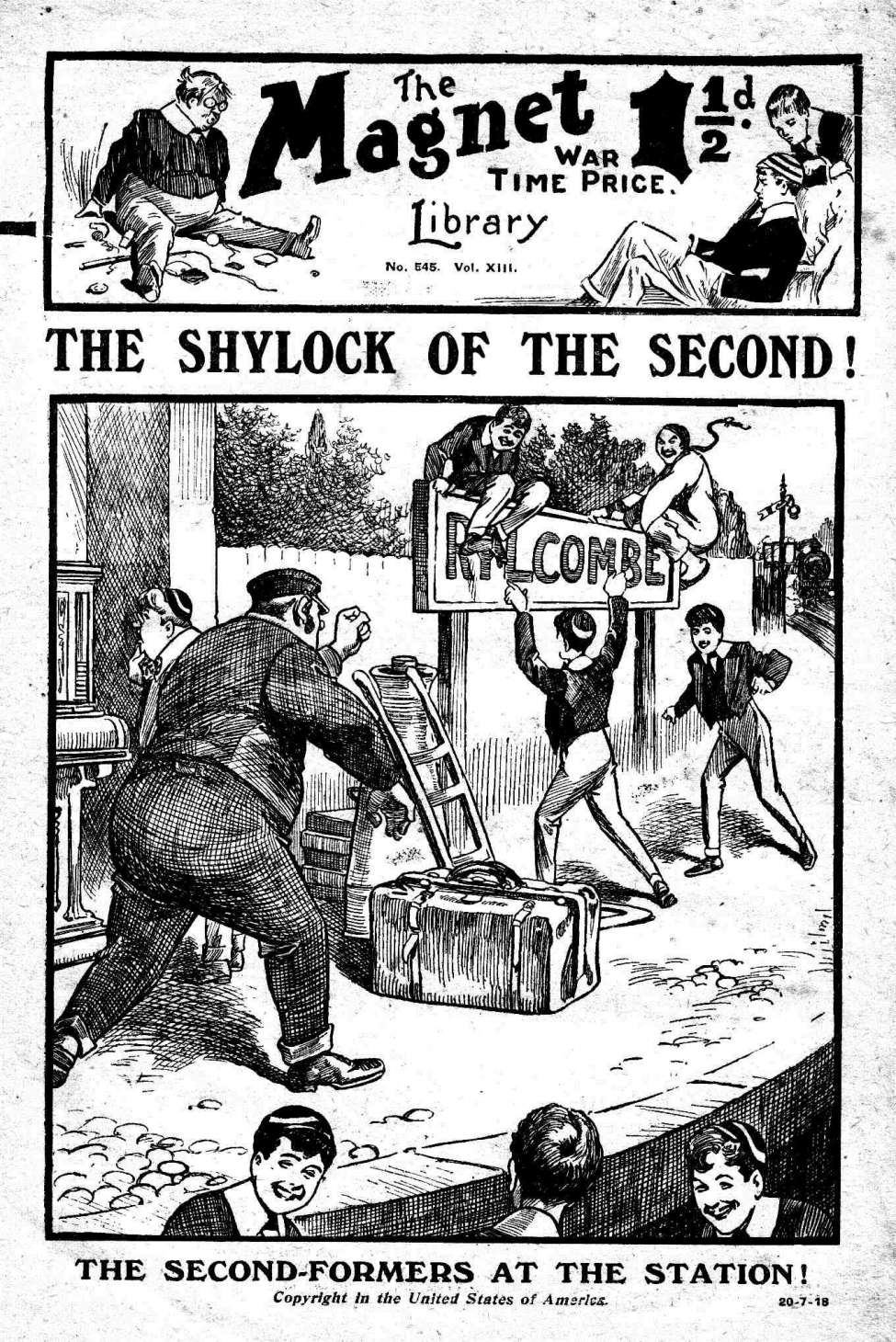 Book Cover For The Magnet 545 - The Shylock of the Second