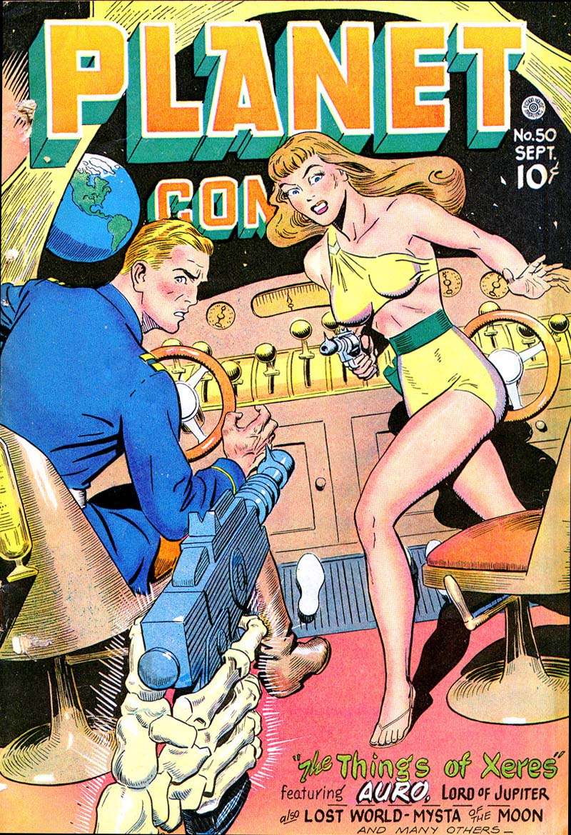 Comic Book Cover For Planet Comics 50 - Version 1