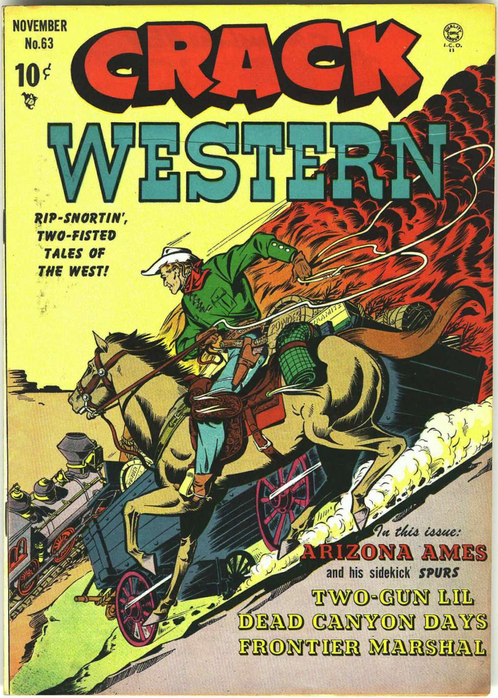 Comic Book Cover For Crack Western 63 - Version 1