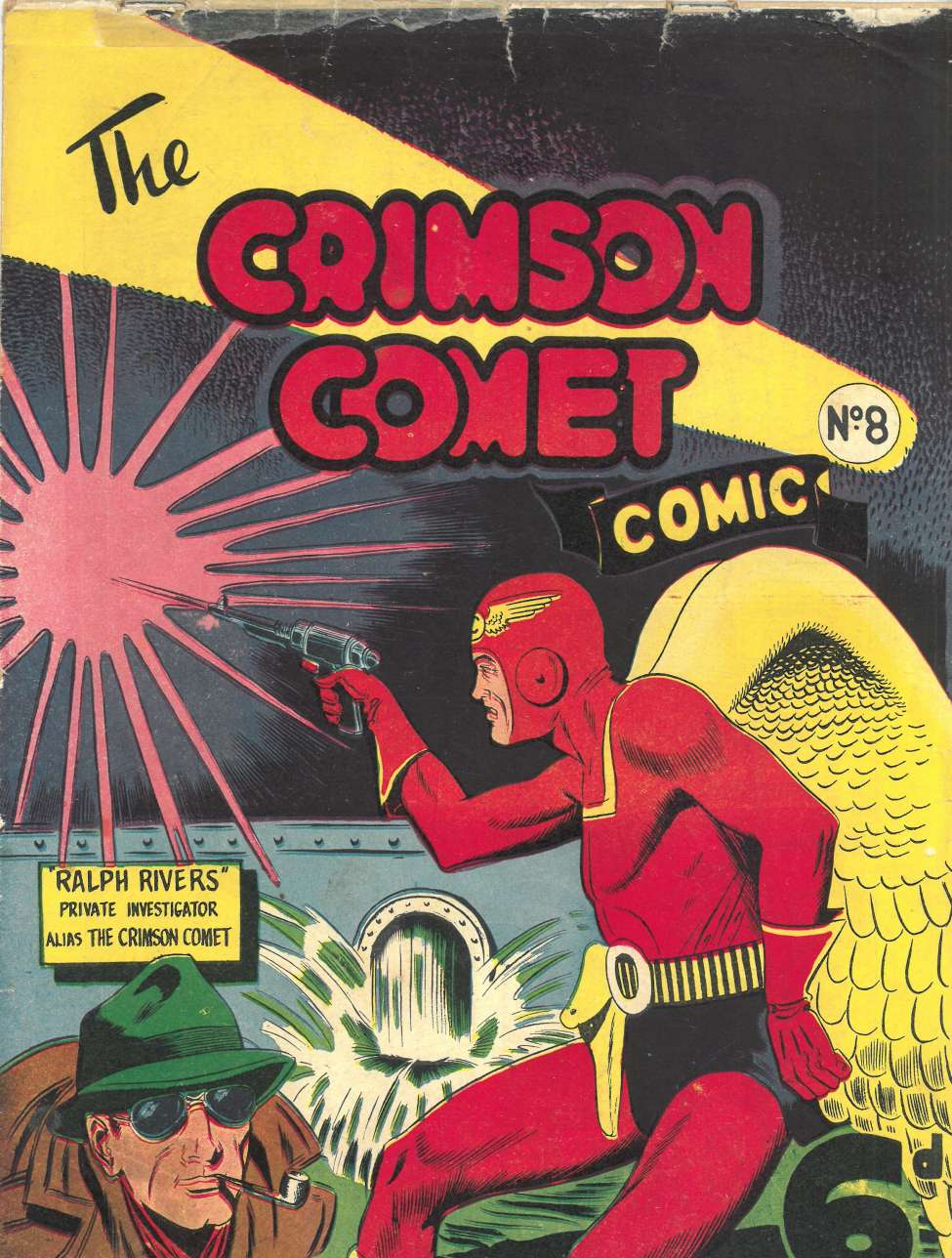 Book Cover For The Crimson Comet Comic 8