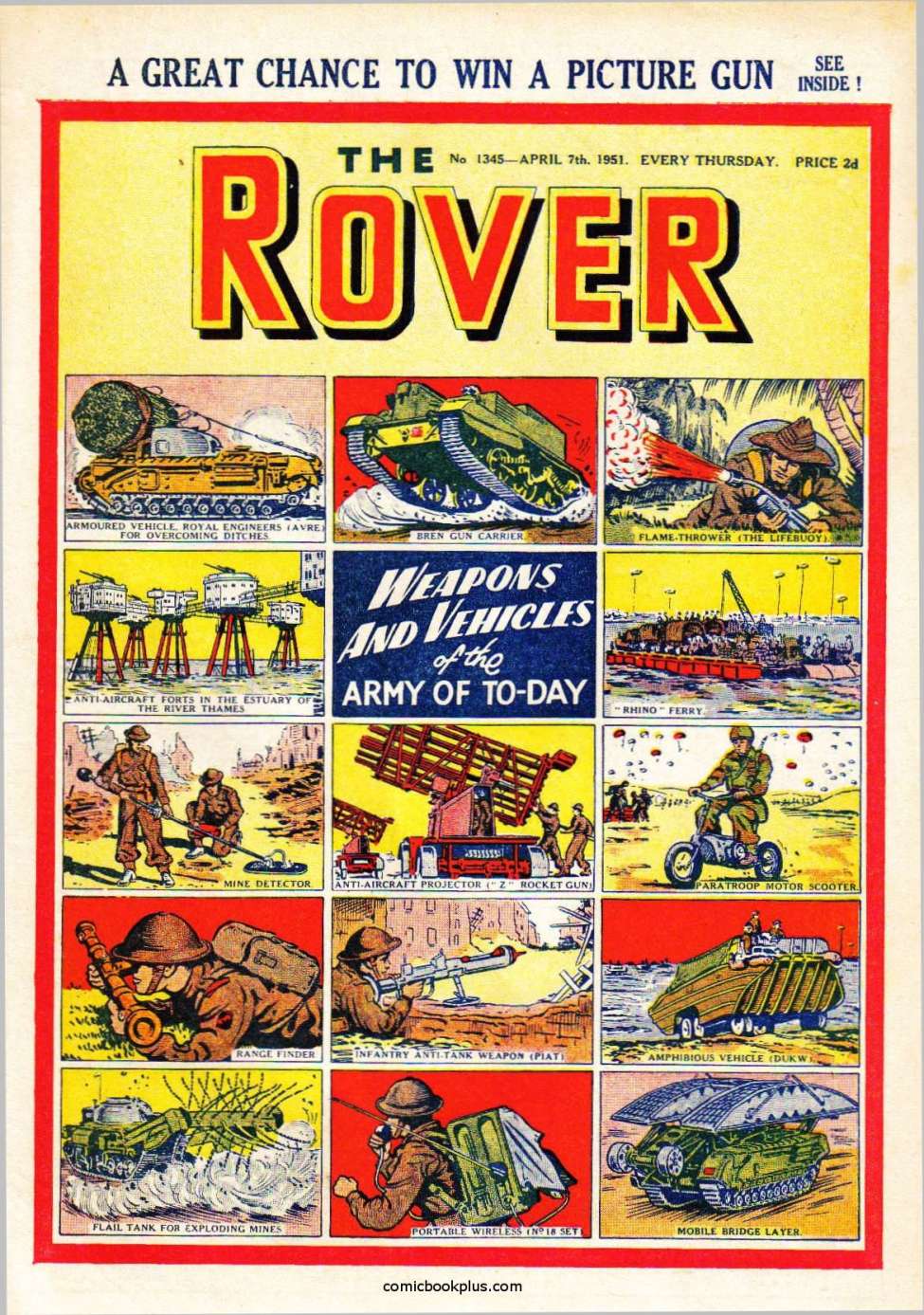 Book Cover For The Rover 1345