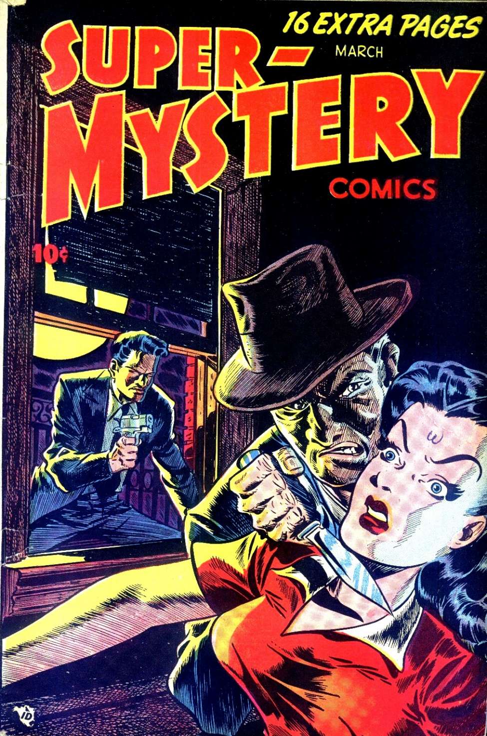 Comic Book Cover For Super-Mystery Comics v7 4
