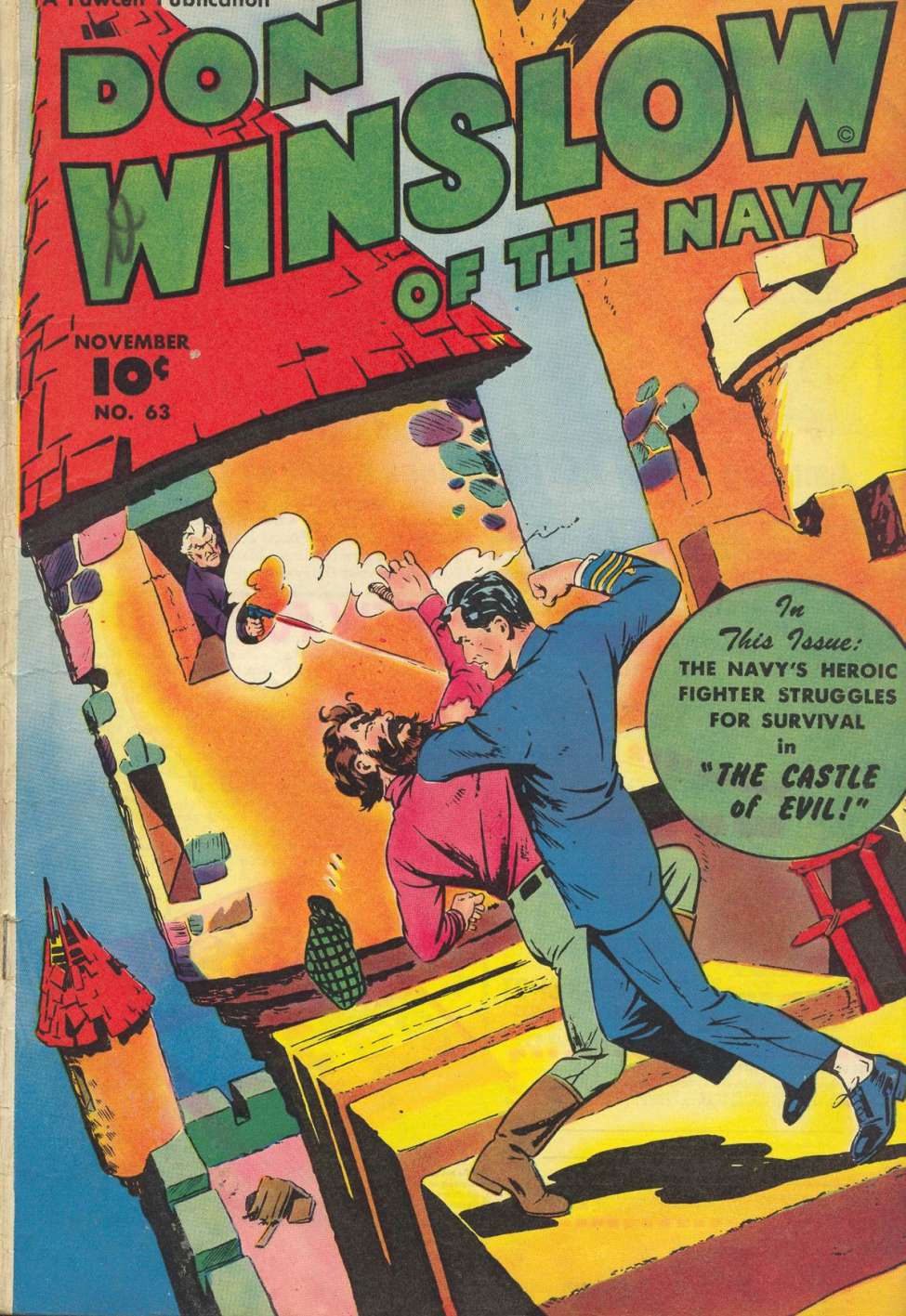 Comic Book Cover For Don Winslow of the Navy 63