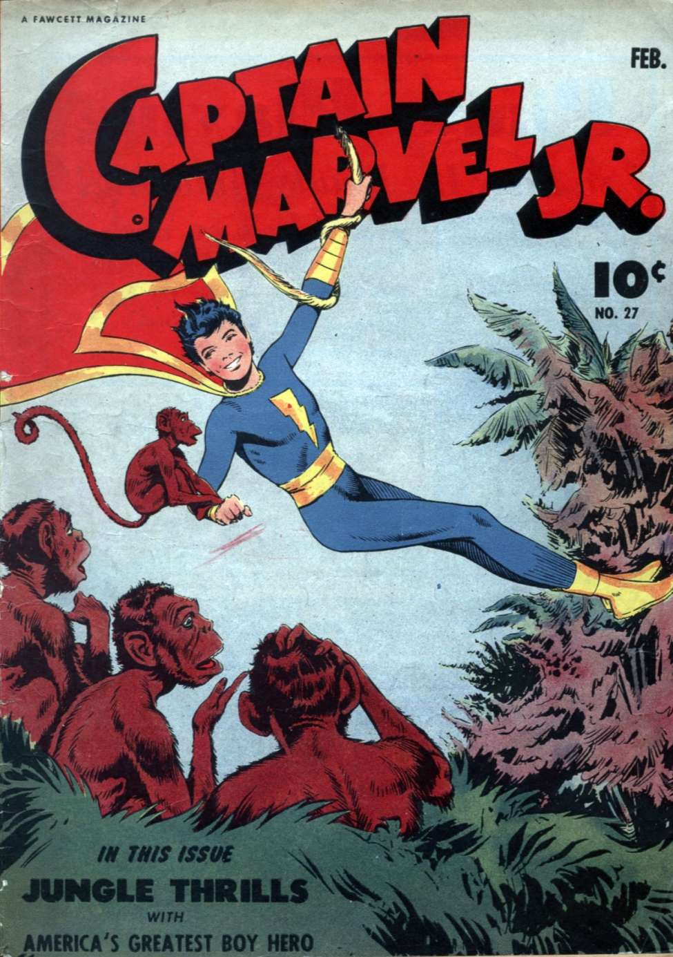 Book Cover For Captain Marvel Jr. 27