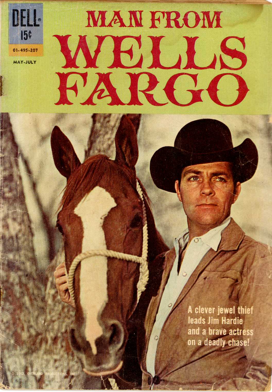 Comic Book Cover For Man From Wells Fargo