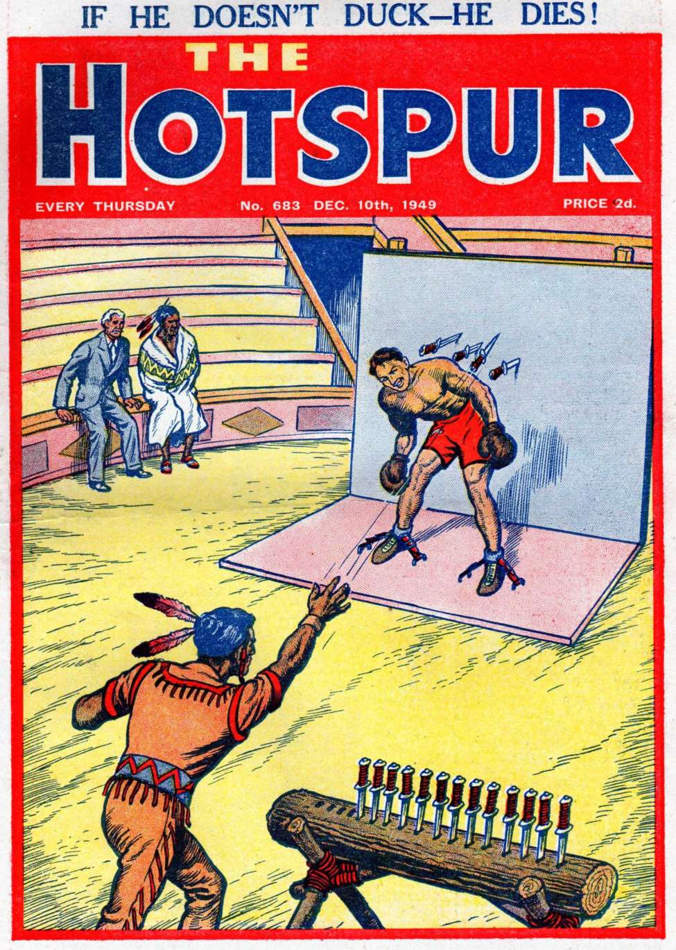Comic Book Cover For The Hotspur 683