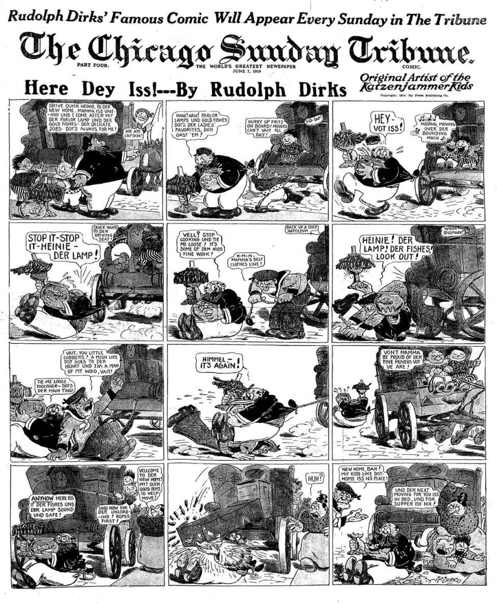 Comic Book Cover For The Captain and the Kids - Chicago Sunday Tribune (1914-1928)