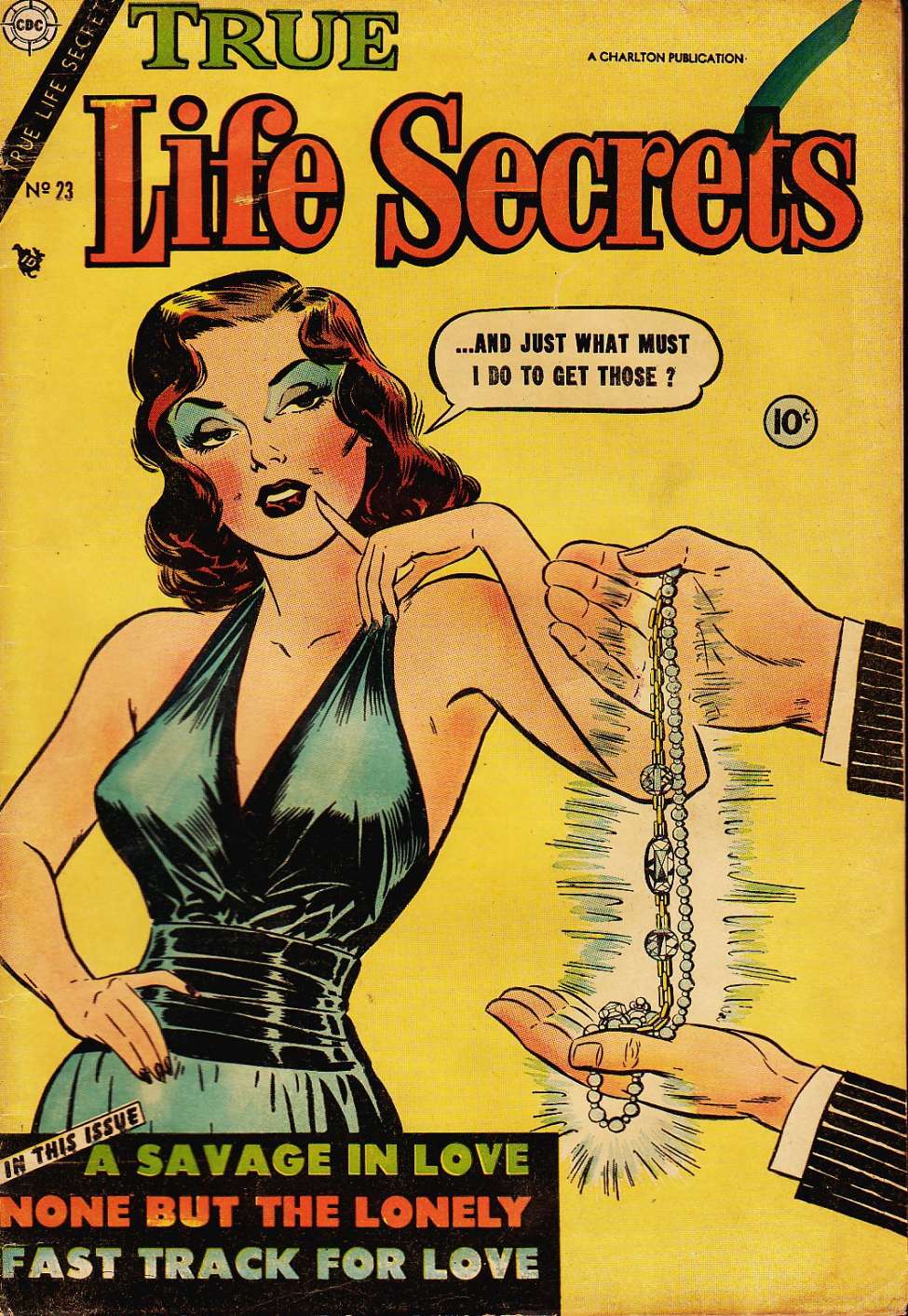 Comic Book Cover For True Life Secrets 23 - Version 1