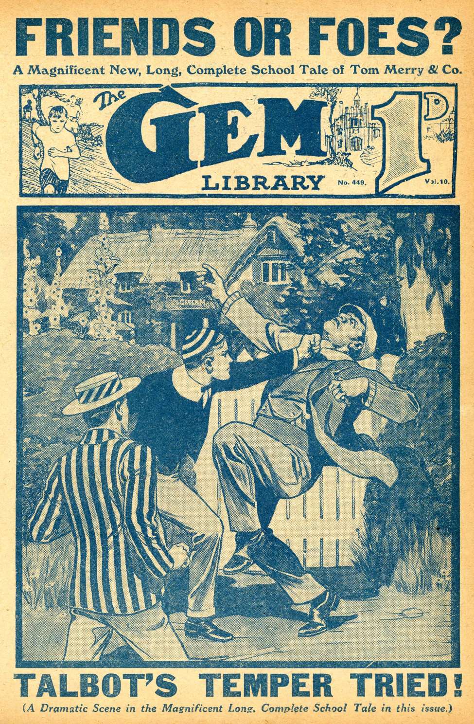 Comic Book Cover For The Gem v2 449 - Friends or Foes?