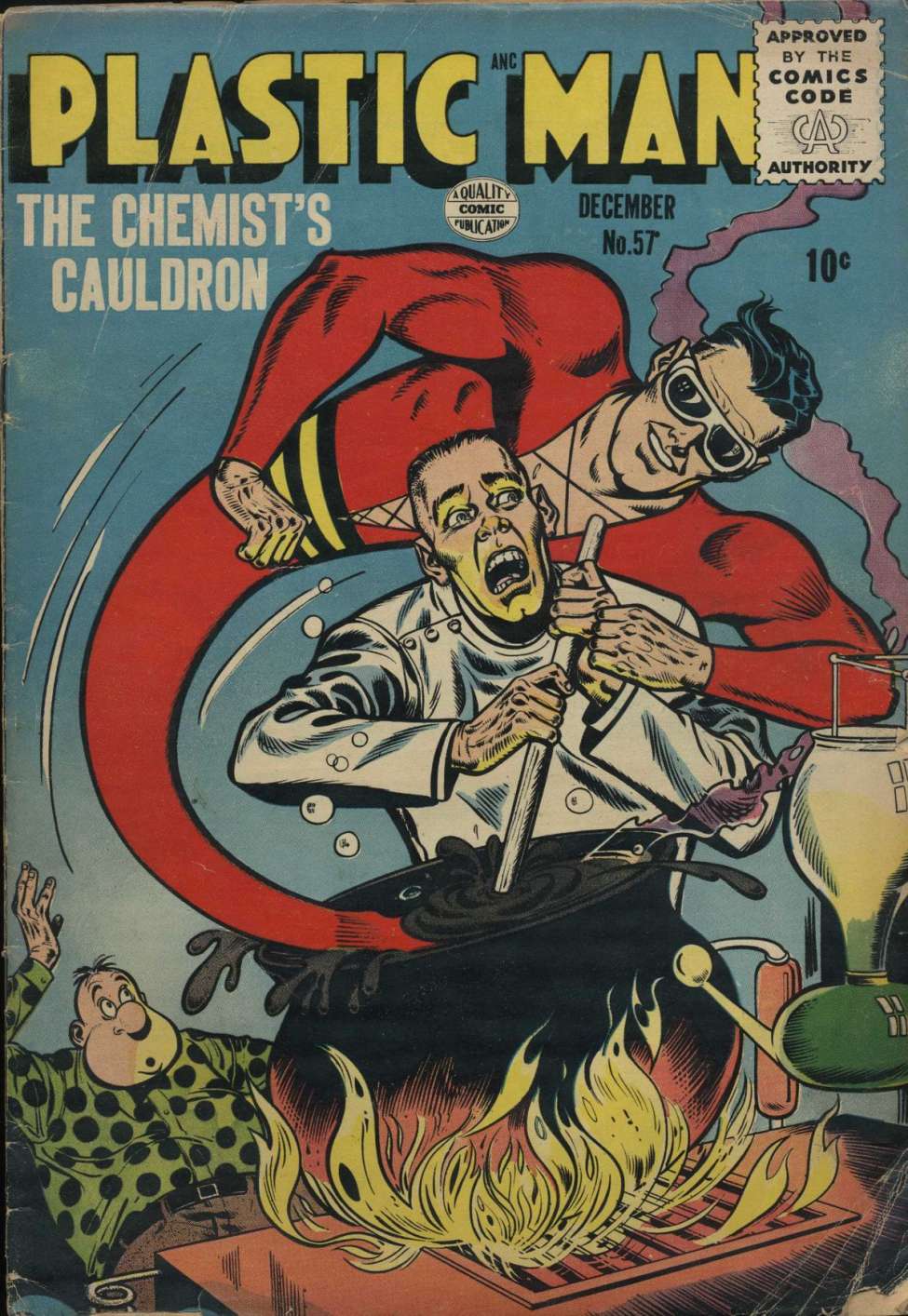 Comic Book Cover For Plastic Man 57