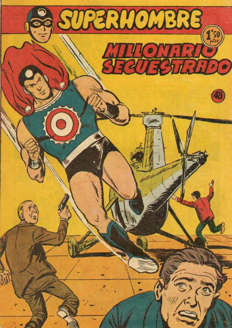 Comic Book Cover For SuperHombre 48 Millonario secuestrado