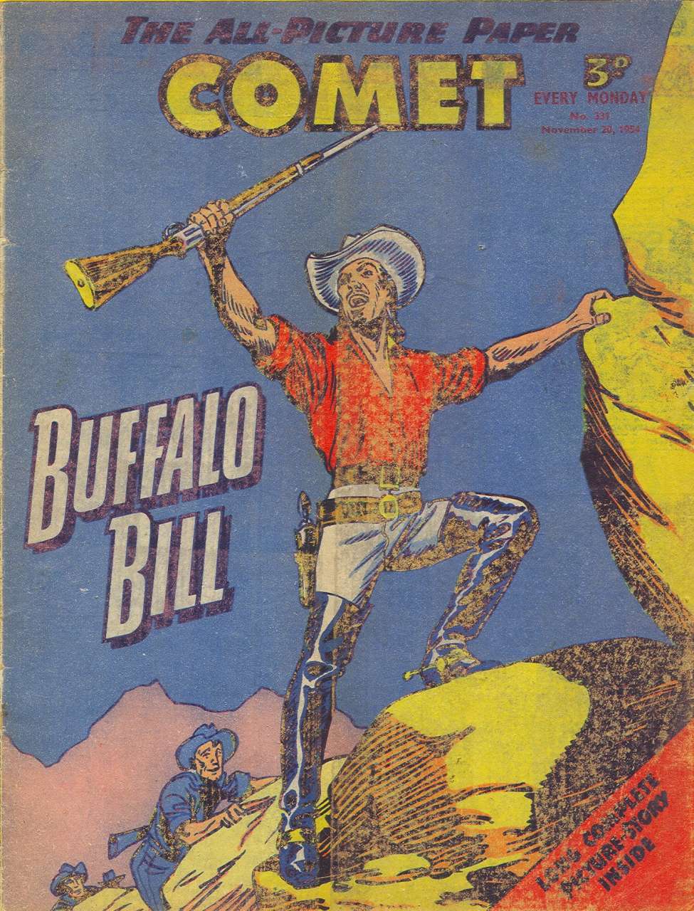 Comic Book Cover For The Comet 331