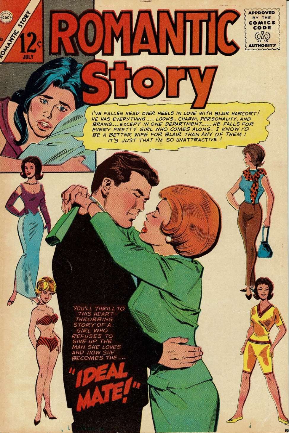 Comic Book Cover For Romantic Story 83