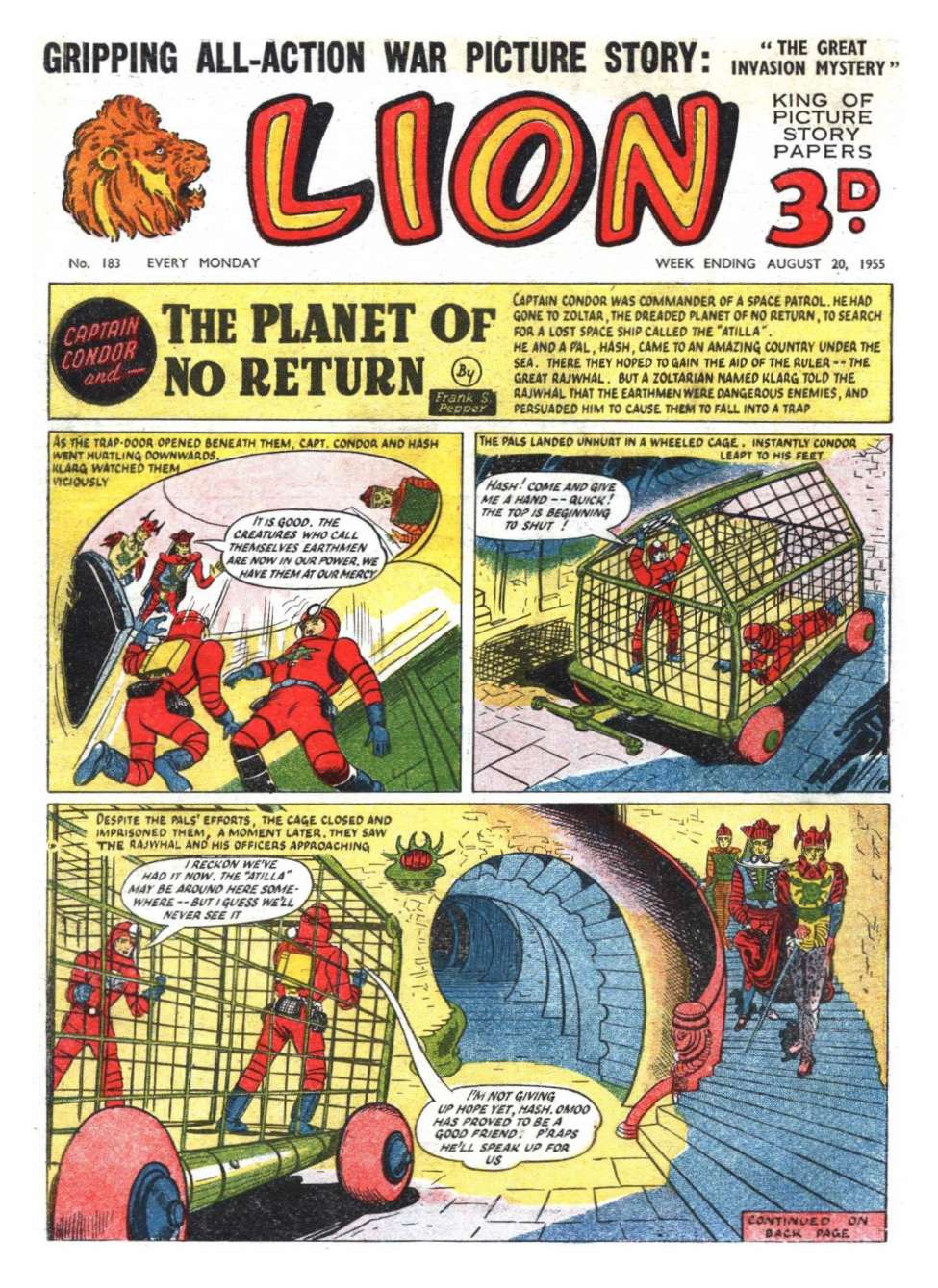 Comic Book Cover For Lion 183