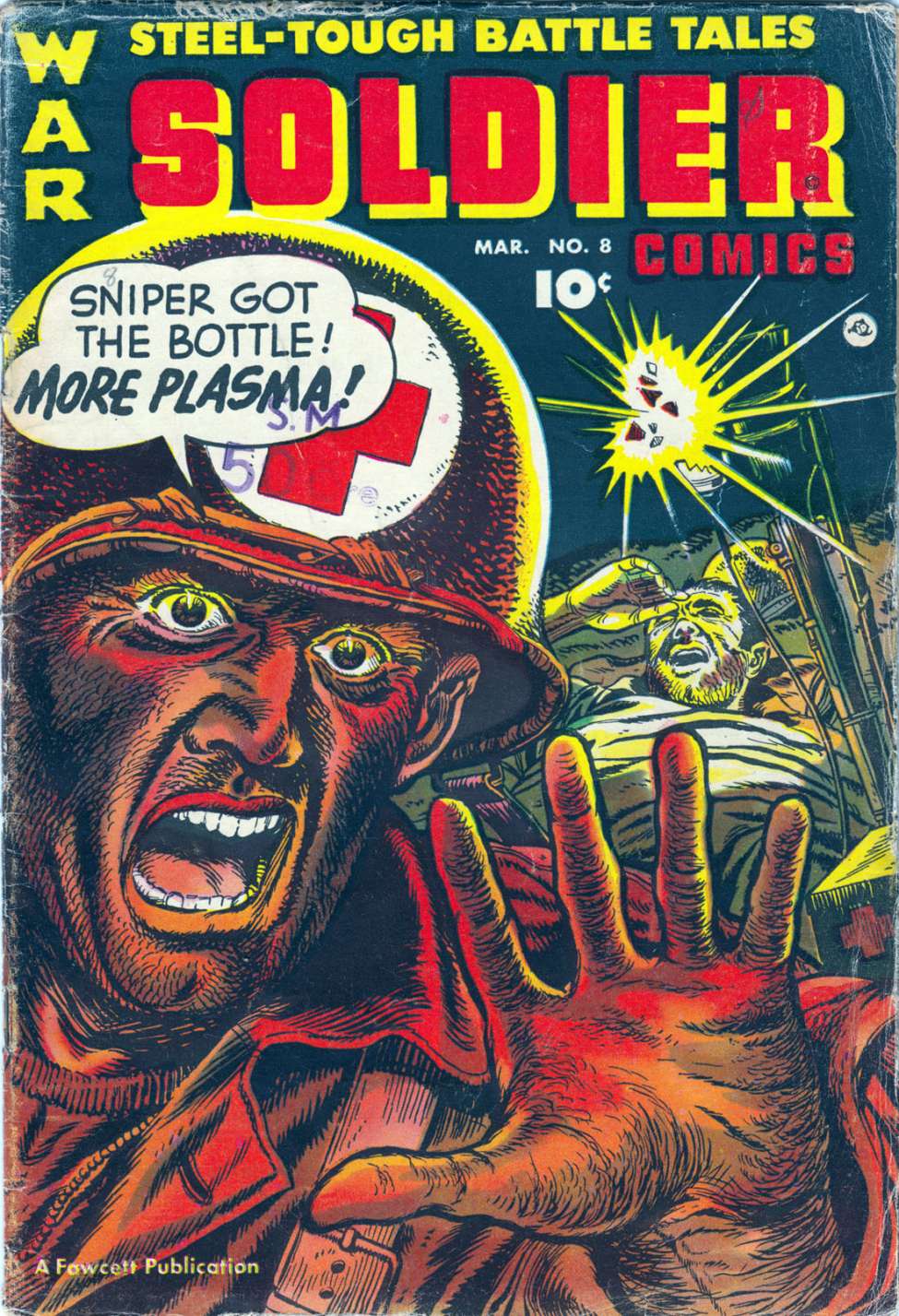 Comic Book Cover For Soldier Comics 8