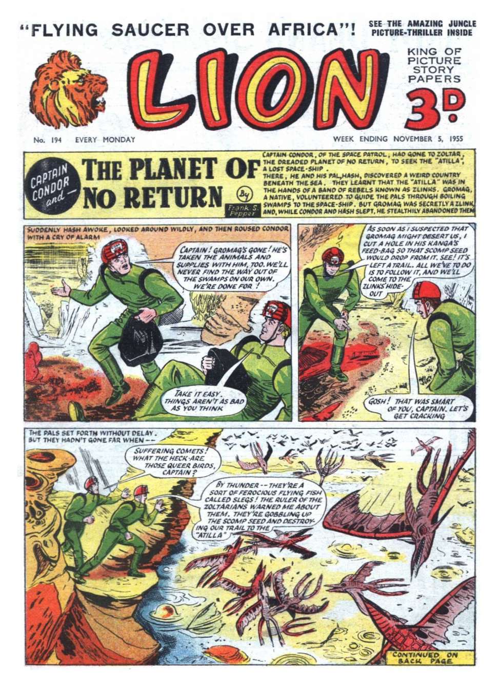 Comic Book Cover For Lion 194