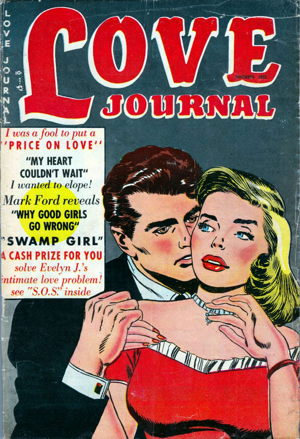 Comic Book Cover For Love Journal 21