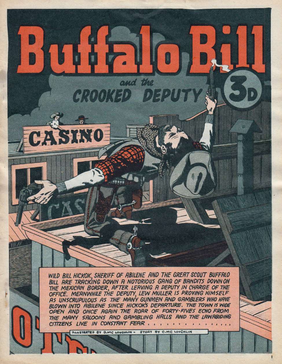 Comic Book Cover For Buffalo Bill 41 - The Crooked Deputy
