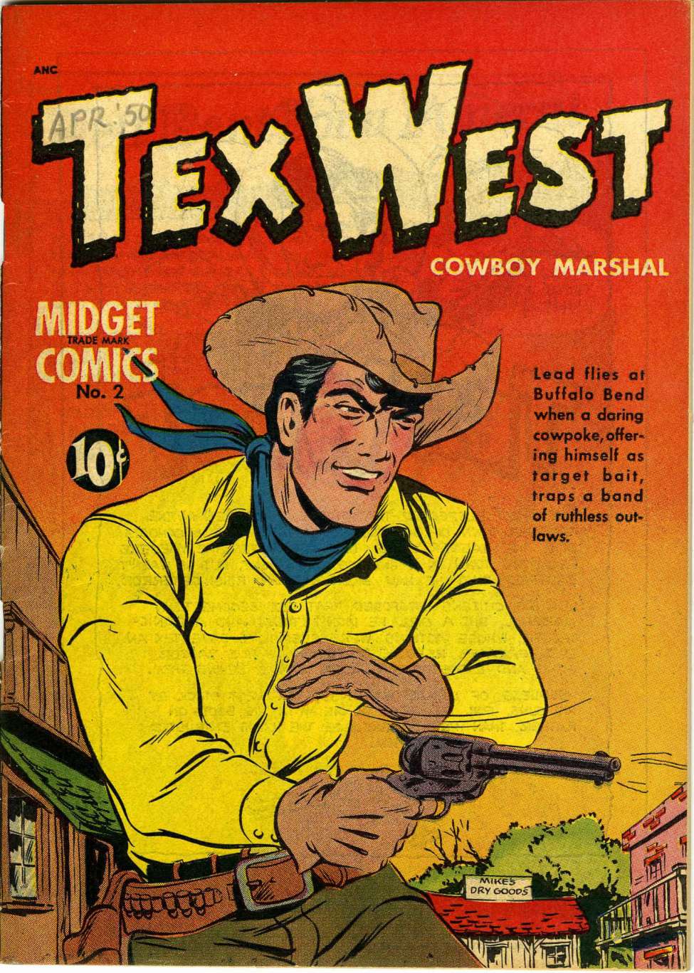 Book Cover For Midget Comics 2 - Tex West