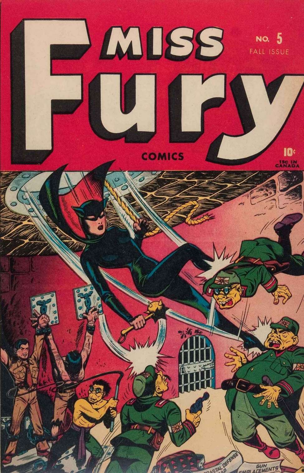Comic Book Cover For Miss Fury 5