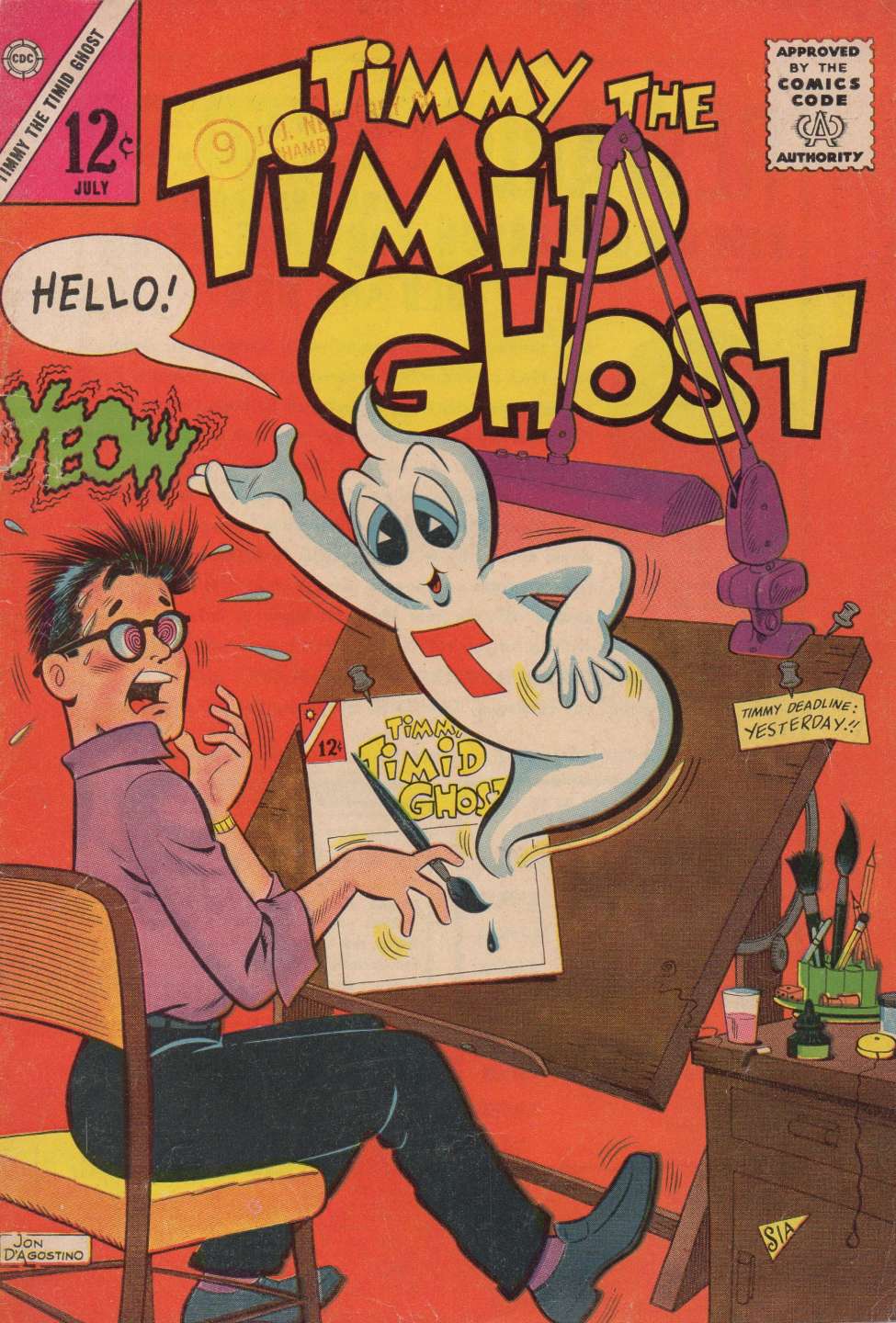 Book Cover For Timmy the Timid Ghost 39