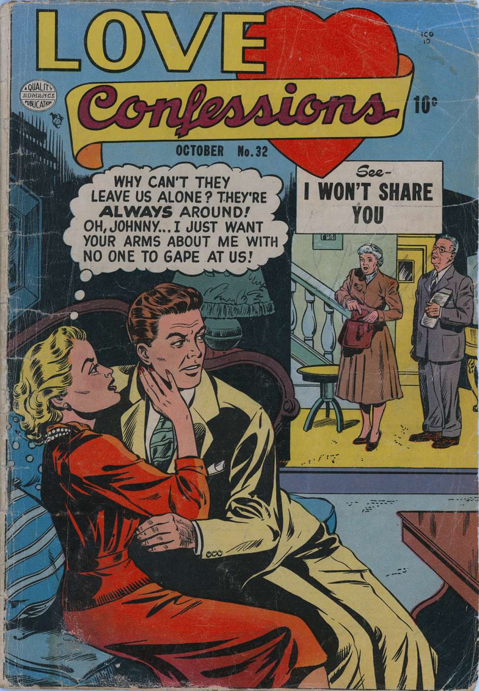 Comic Book Cover For Love Confessions 32
