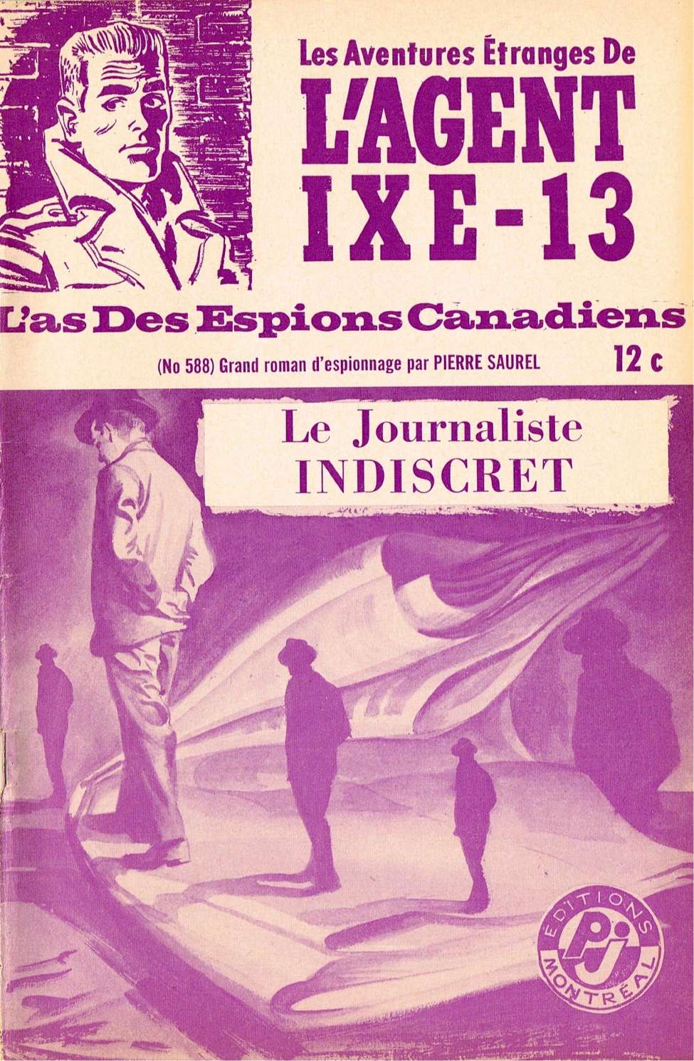 Book Cover For L'Agent IXE-13 v2 588 - Un journaliste indiscret