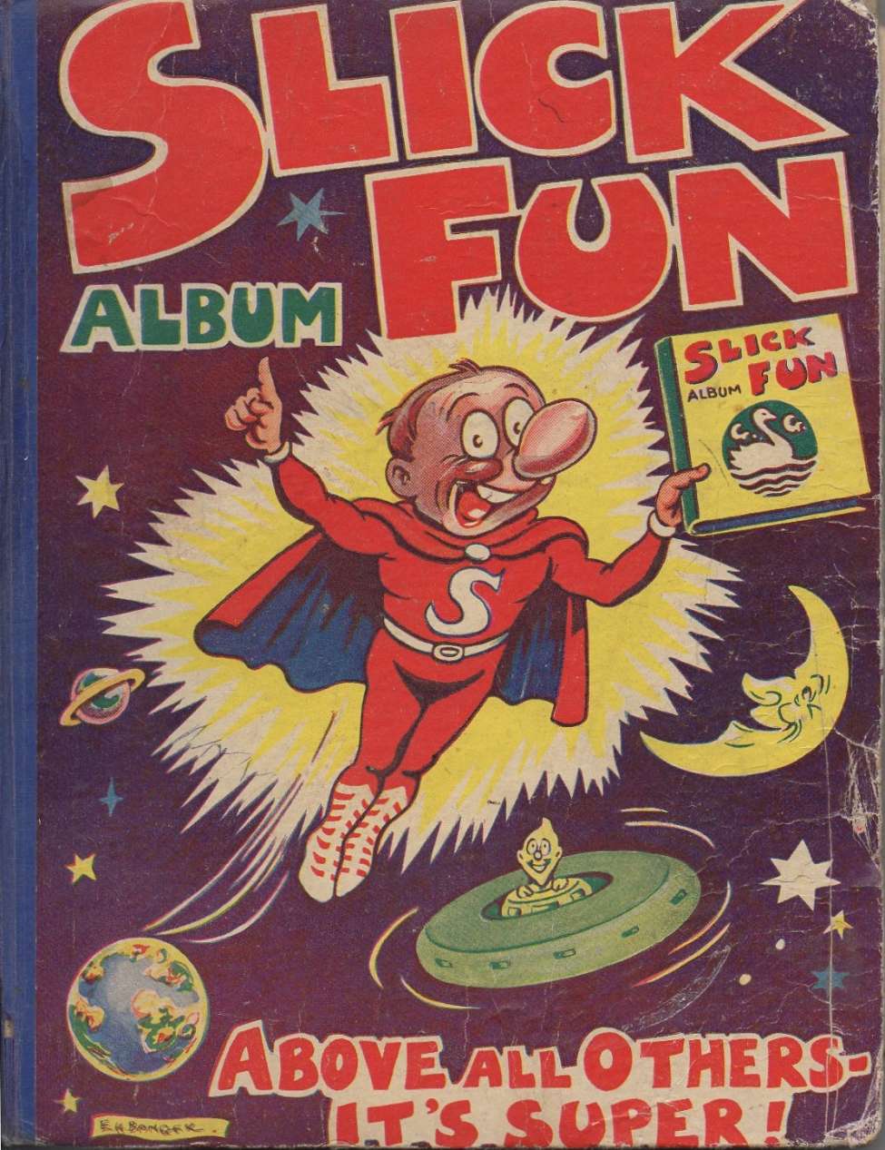 Comic Book Cover For Slick Fun Album 1956