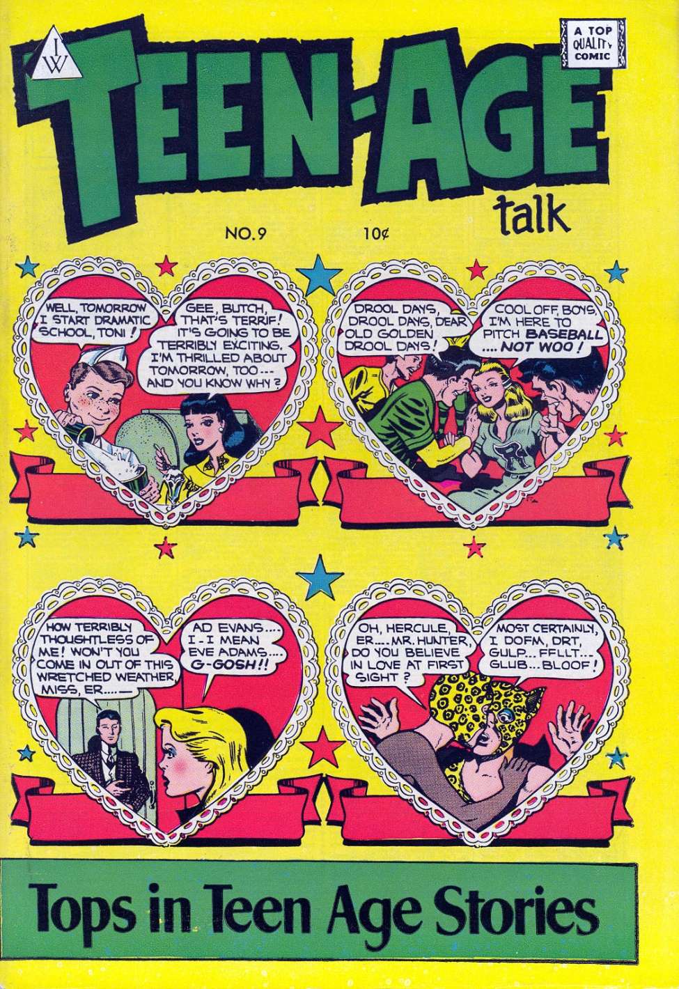 Comic Book Cover For Teen-Age Talk 9