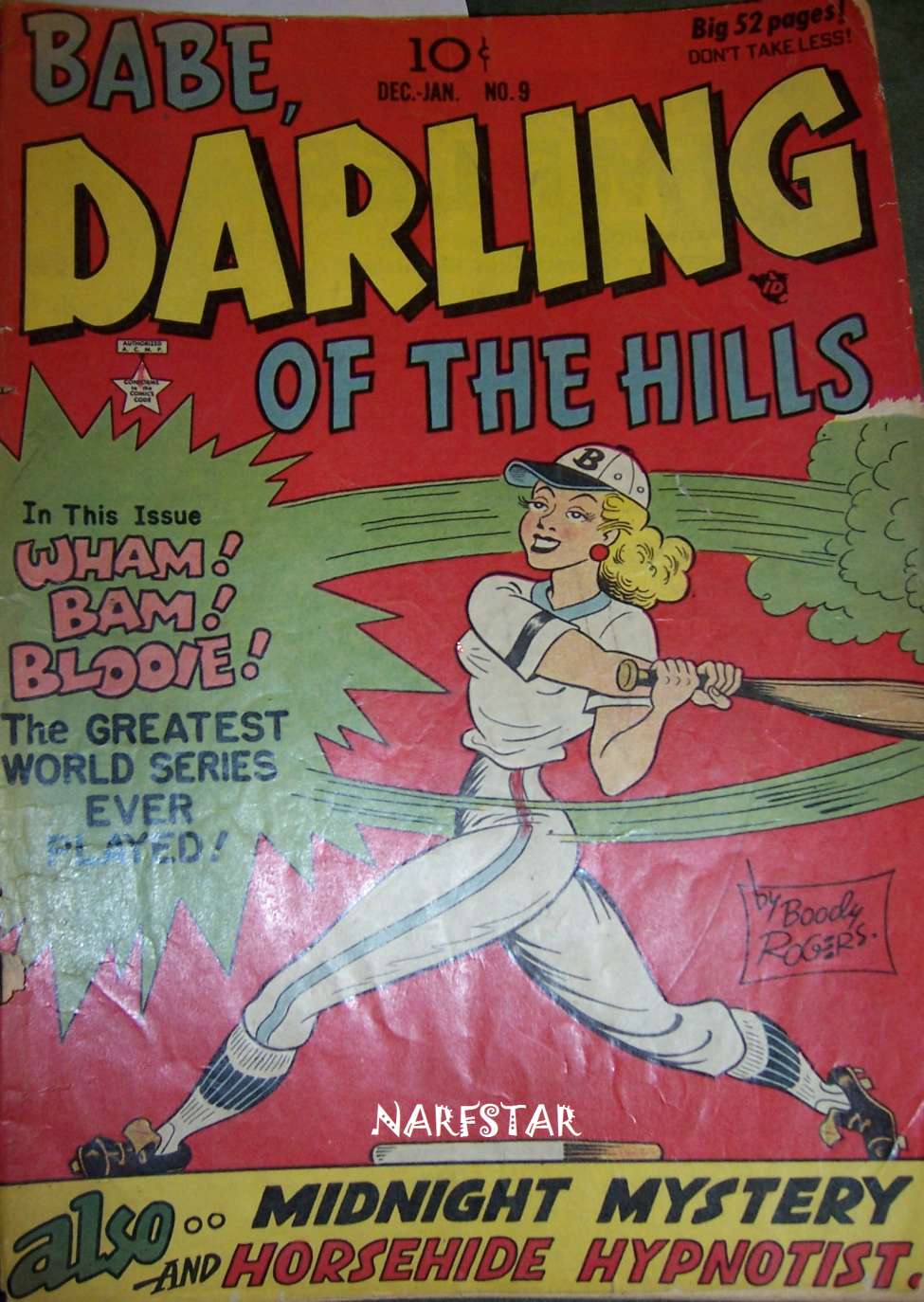 Comic Book Cover For Babe, Darling of the Hills 9 (dig cam)