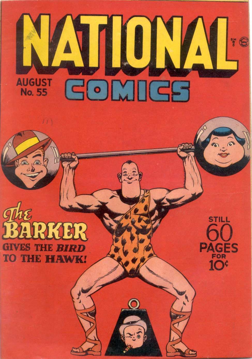 Comic Book Cover For National Comics 55