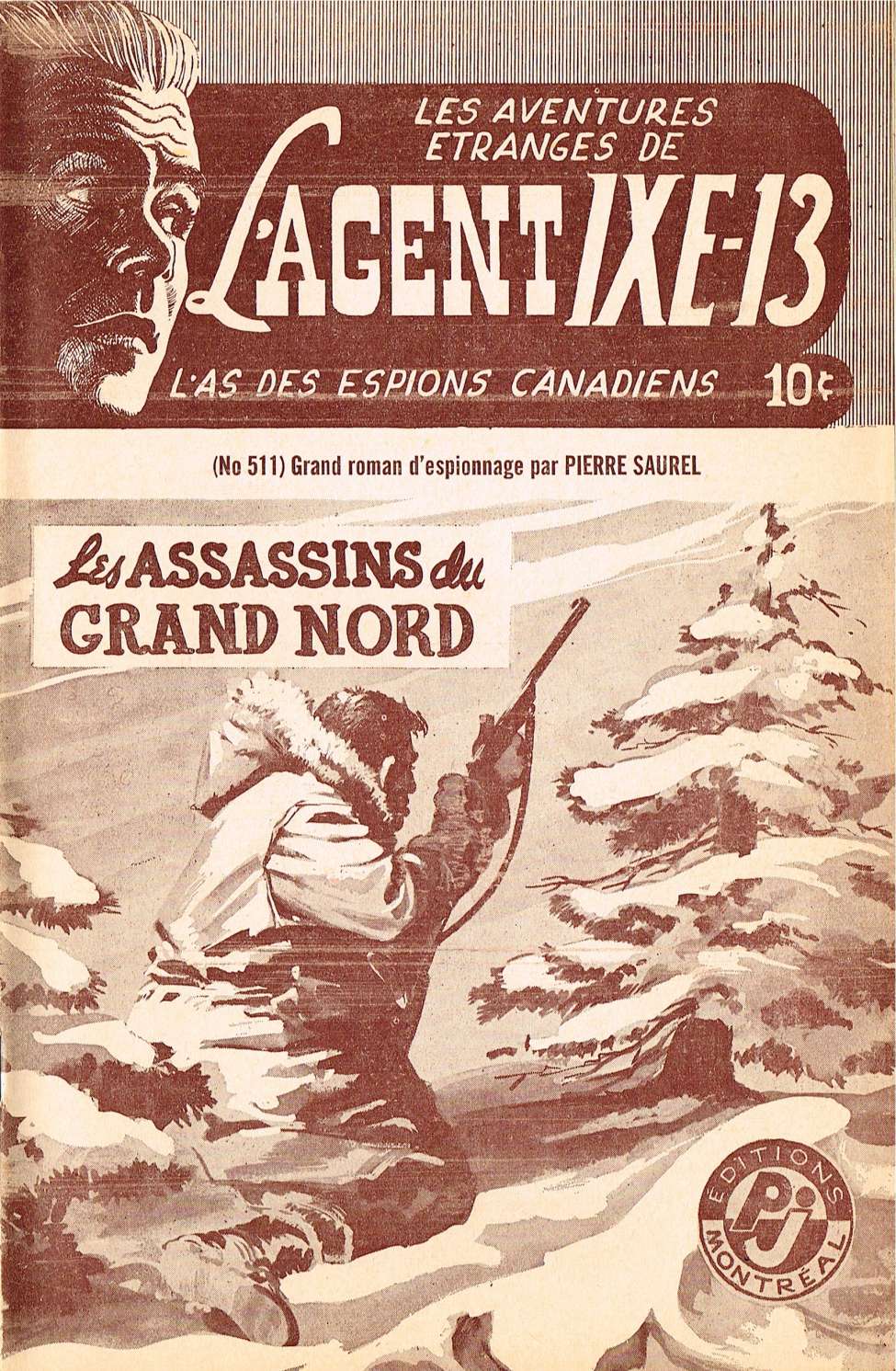 Book Cover For L'Agent IXE-13 v2 511 - Les assassins du grand nord