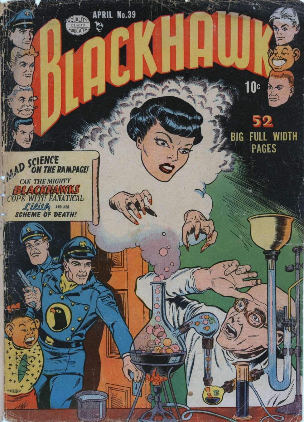 Comic Book Cover For Blackhawk 39