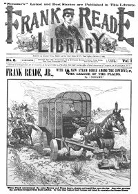 Large Thumbnail For v01 8 - Frank Reade with His New Steam Horse Among the Cowboys