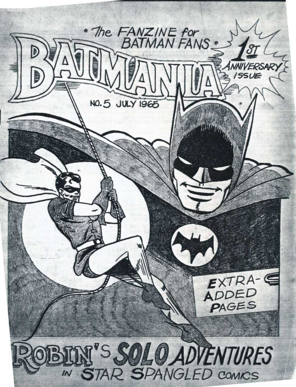 Book Cover For Batmania 5