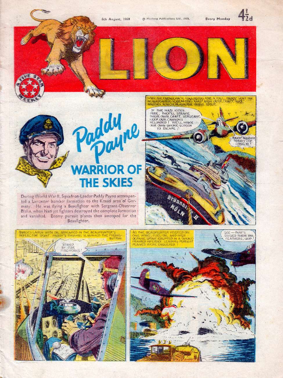Comic Book Cover For Lion 435