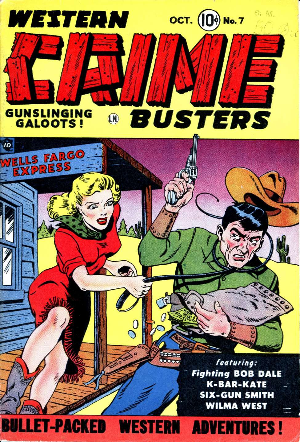 Comic Book Cover For Western Crime Busters 7 (alt) - Version 2