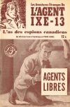 Cover For L'Agent IXE-13 v2 595 - Agents libre