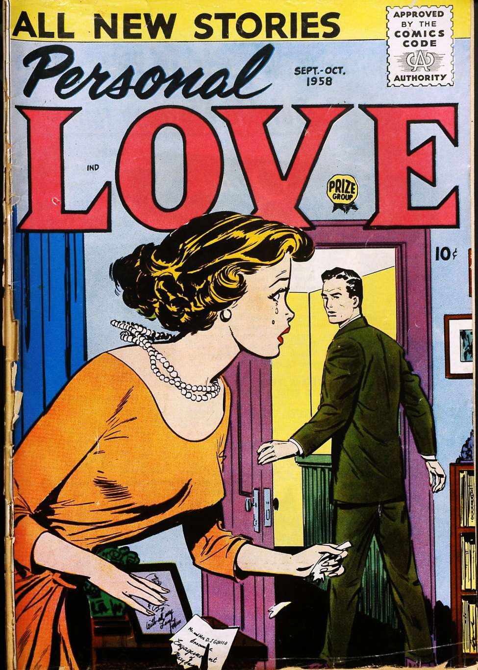 Comic Book Cover For Personal Love v2 1