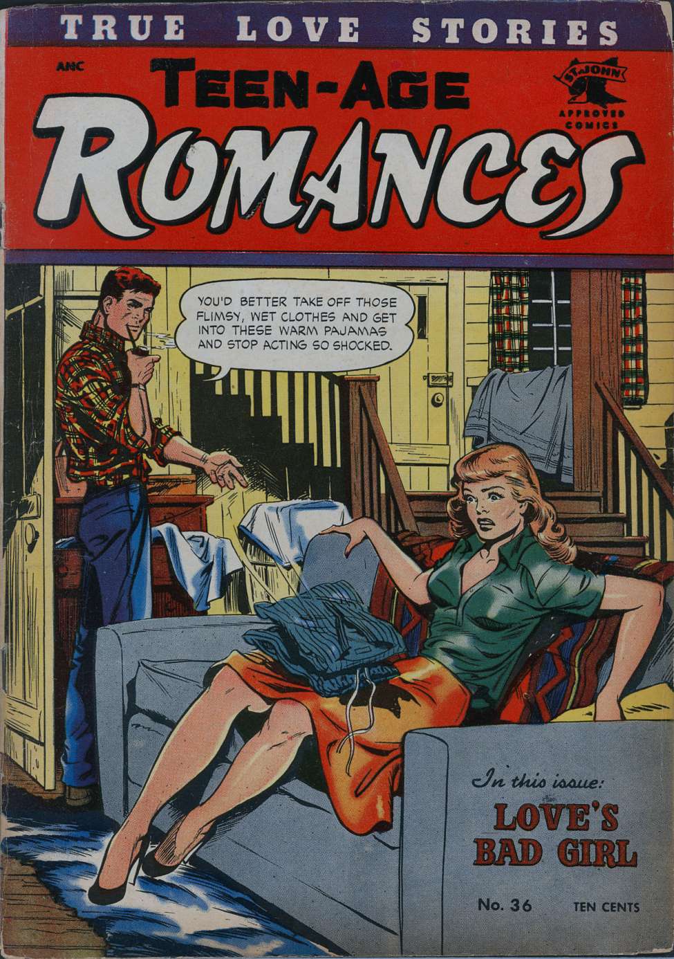 Book Cover For Teen-Age Romances 36