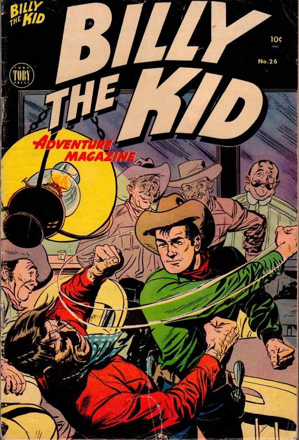 Comic Book Cover For Billy the Kid Adventure Magazine 26 (alt) - Version 2