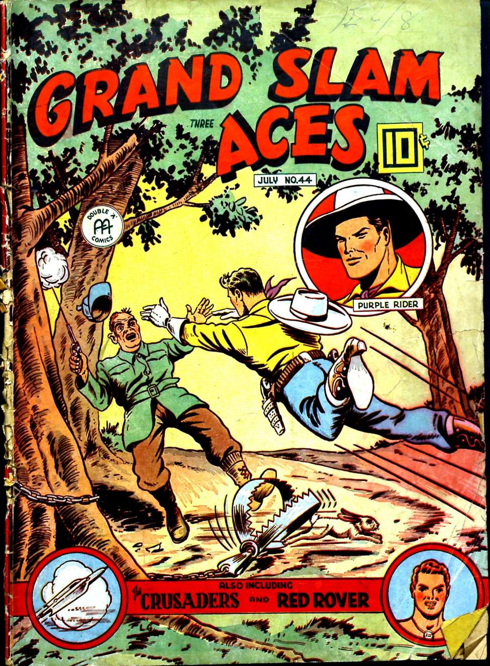 Comic Book Cover For Grand Slam Three Aces 44